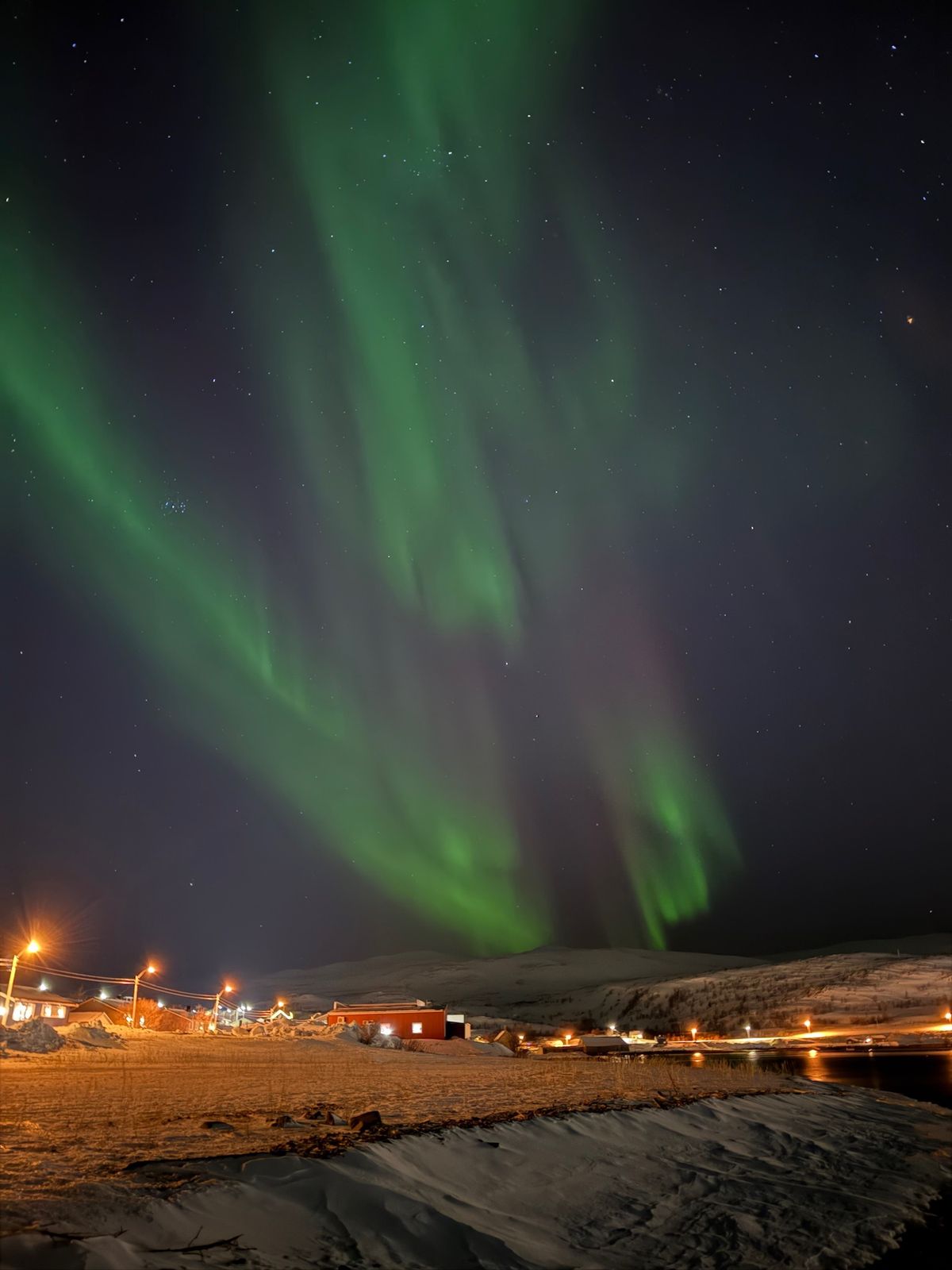 Nordlys over kaia — bilde 2