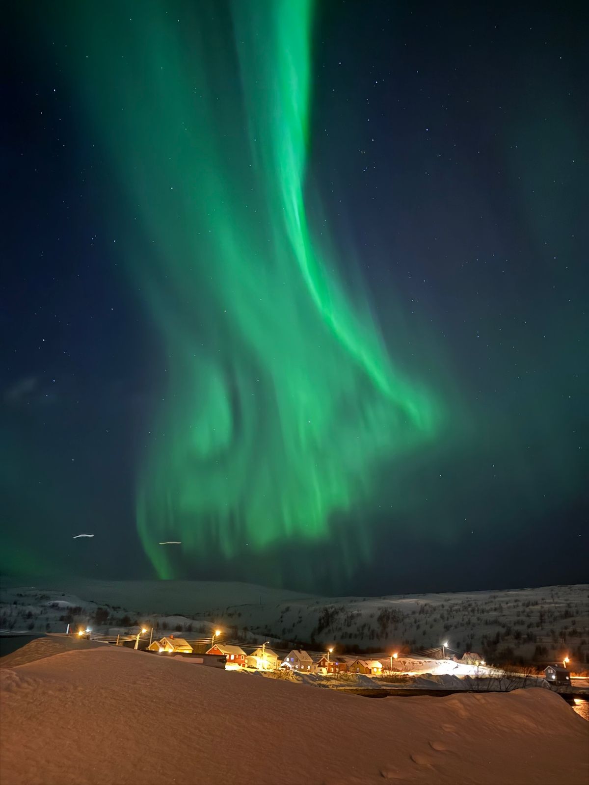 Nordlys over kaia — bilde 5